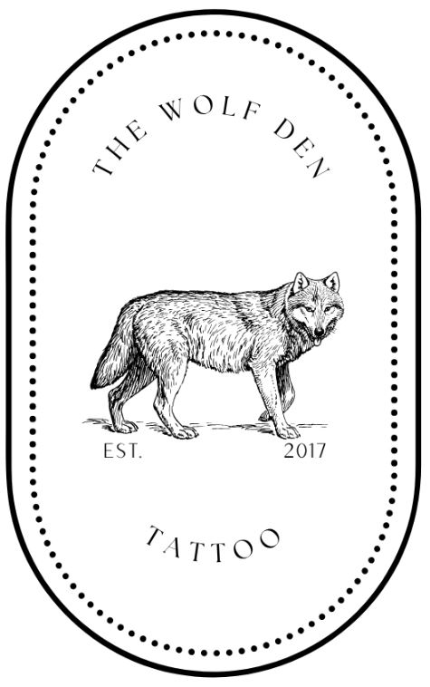 The Wolf Den Custom Tattoo 